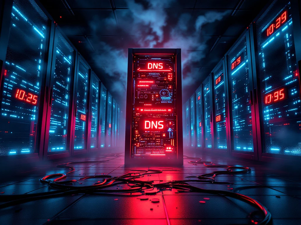 What are the common causes of DNS downtime?