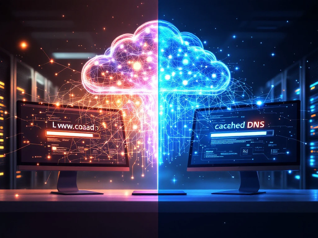 How does DNS caching affect website performance?