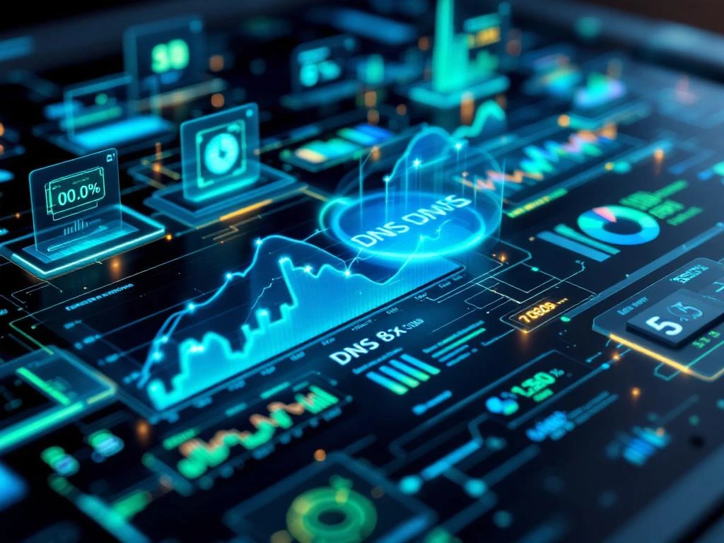 What metrics should you track for DNS performance monitoring?